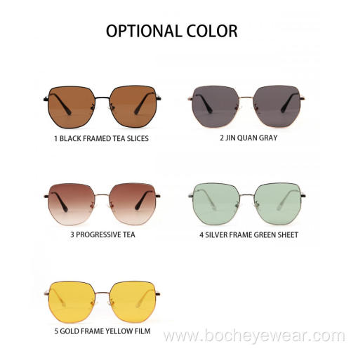 Wholesale Cheap Fashion Sunglasses Women Oversized Sun Glasses 2021